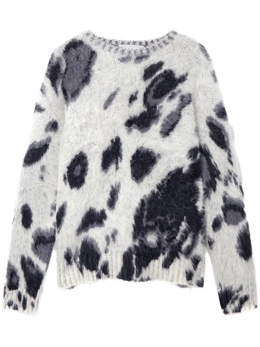 NEW Stella McCartney Wool Horse Brushed Crewneck Sweater, Size M